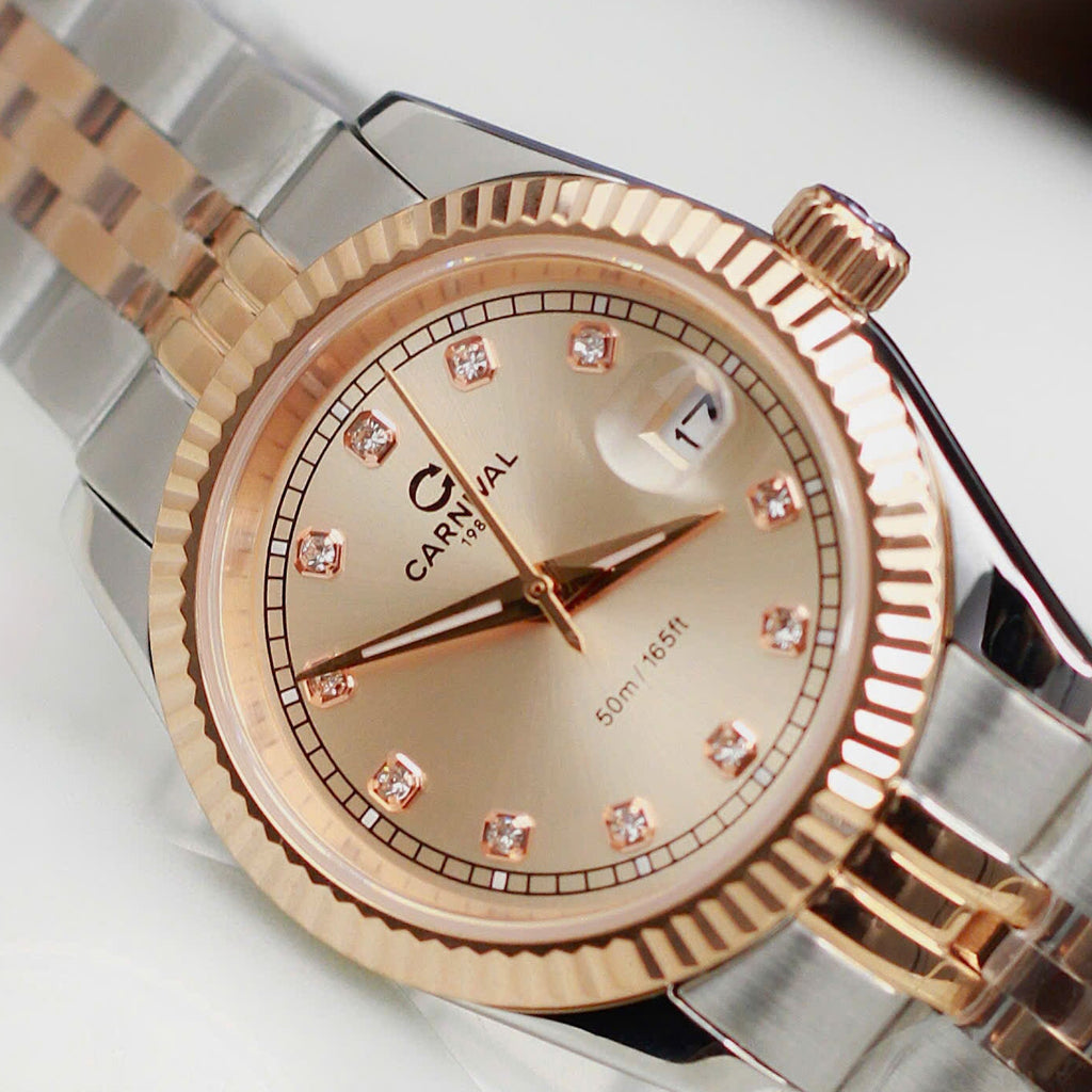 Carnival 8131L Demi Rosegold Sundust ( 8131L-CH-NN)