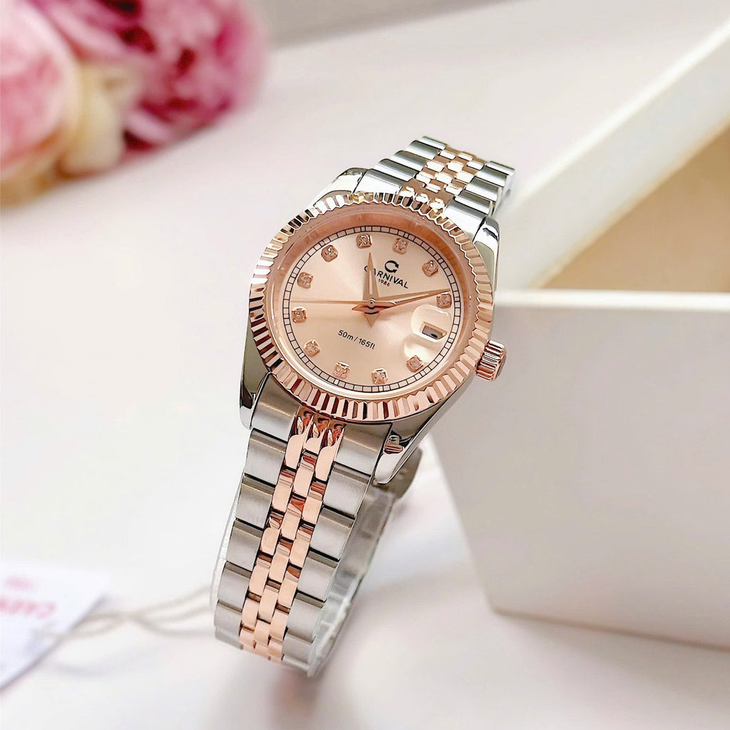 Carnival 8131L Demi Rosegold Sundust ( 8131L-CH-NN)