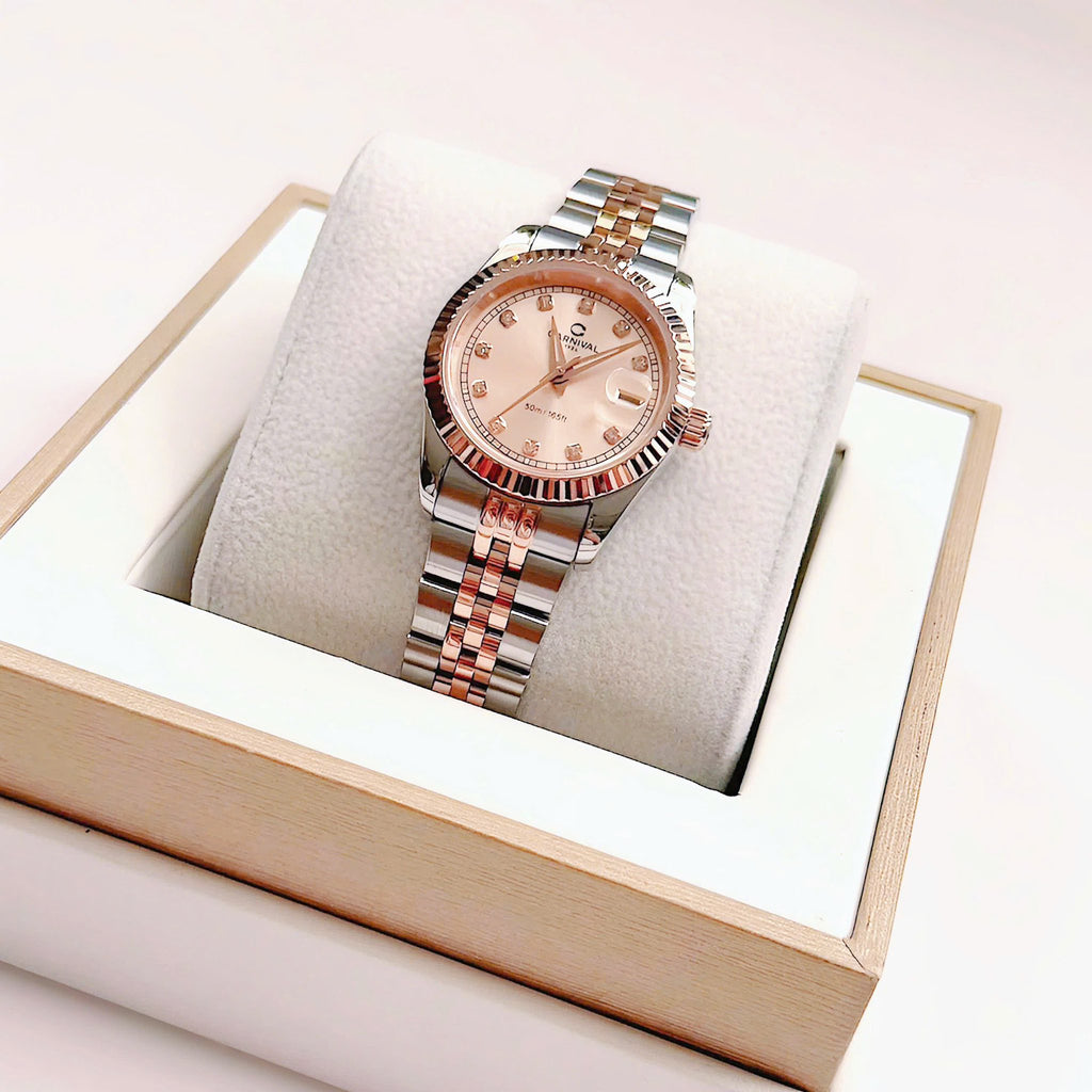 Carnival 8131L Demi Rosegold Sundust ( 8131L-CH-NN)