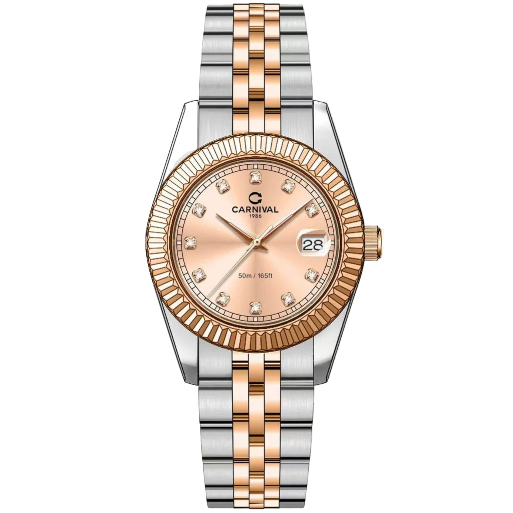 Carnival 8131L Demi Rosegold Sundust ( 8131L-CH-NN)