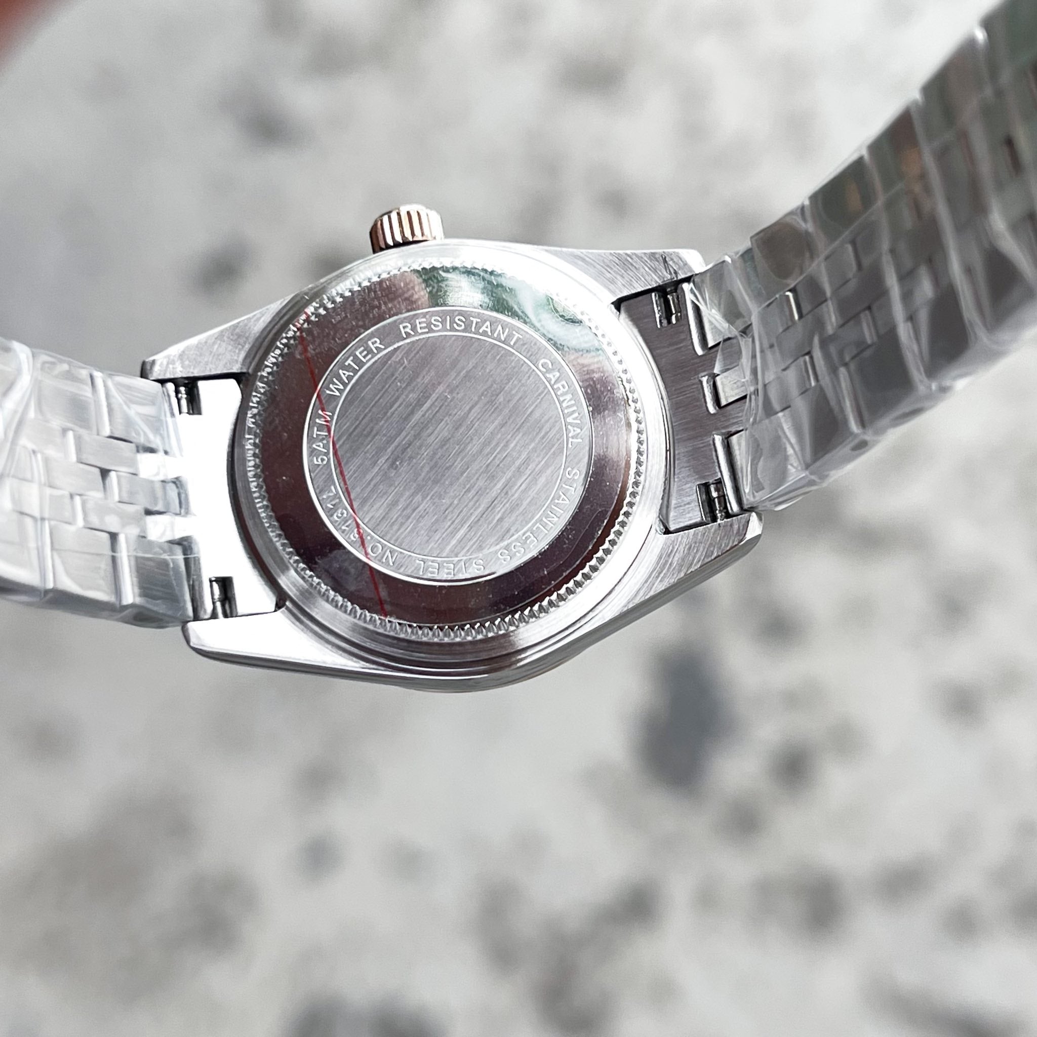 Carnival 8131L Demi Rosegold Xà Cừ Trắng ( 8131L-CH-TK)