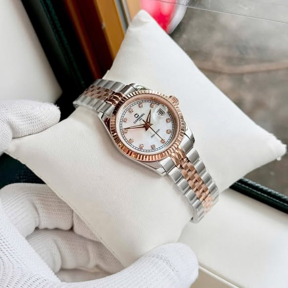 Carnival 8131L Demi Rosegold Xà Cừ Trắng ( 8131L-CH-TK)