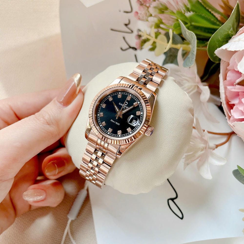 Carnival 8131L Rosegold Đen ( 8131L-VH-D)