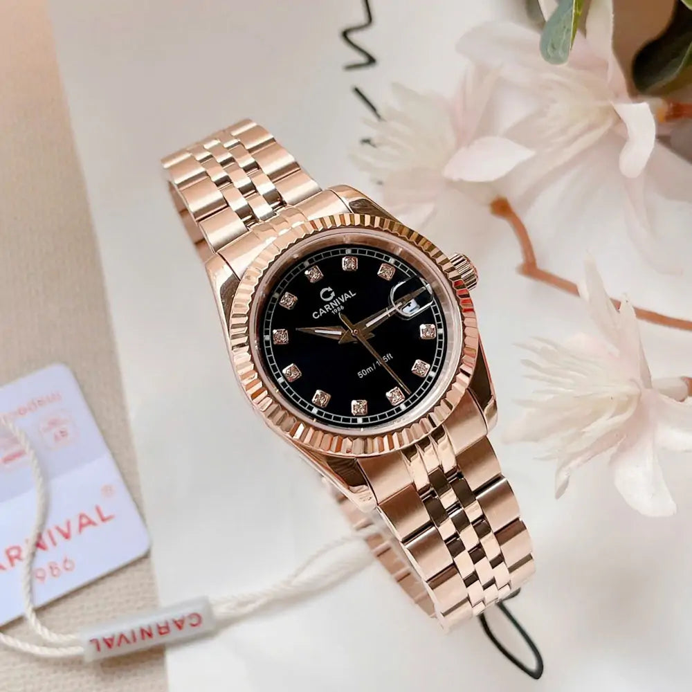 Carnival 8131L Rosegold Đen ( 8131L-VH-D)