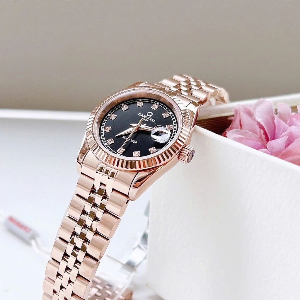 Carnival 8131L Rosegold Đen ( 8131L-VH-D)