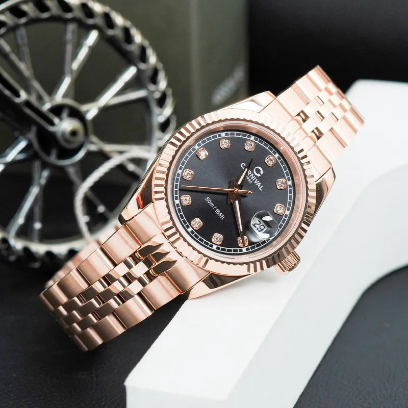Carnival 8131L Rosegold Đen ( 8131L-VH-D)