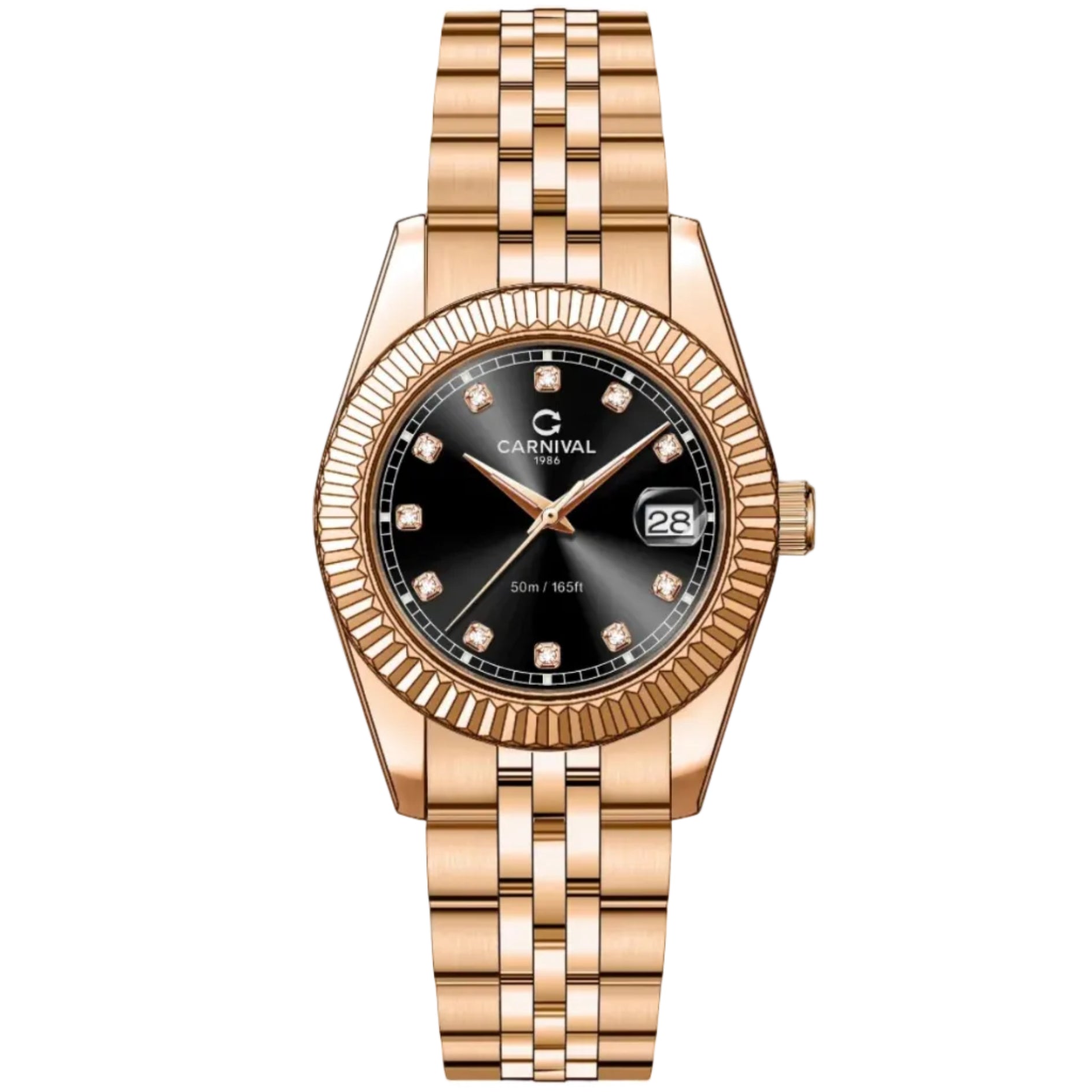 Carnival 8131L Rosegold Đen ( 8131L-VH-D)