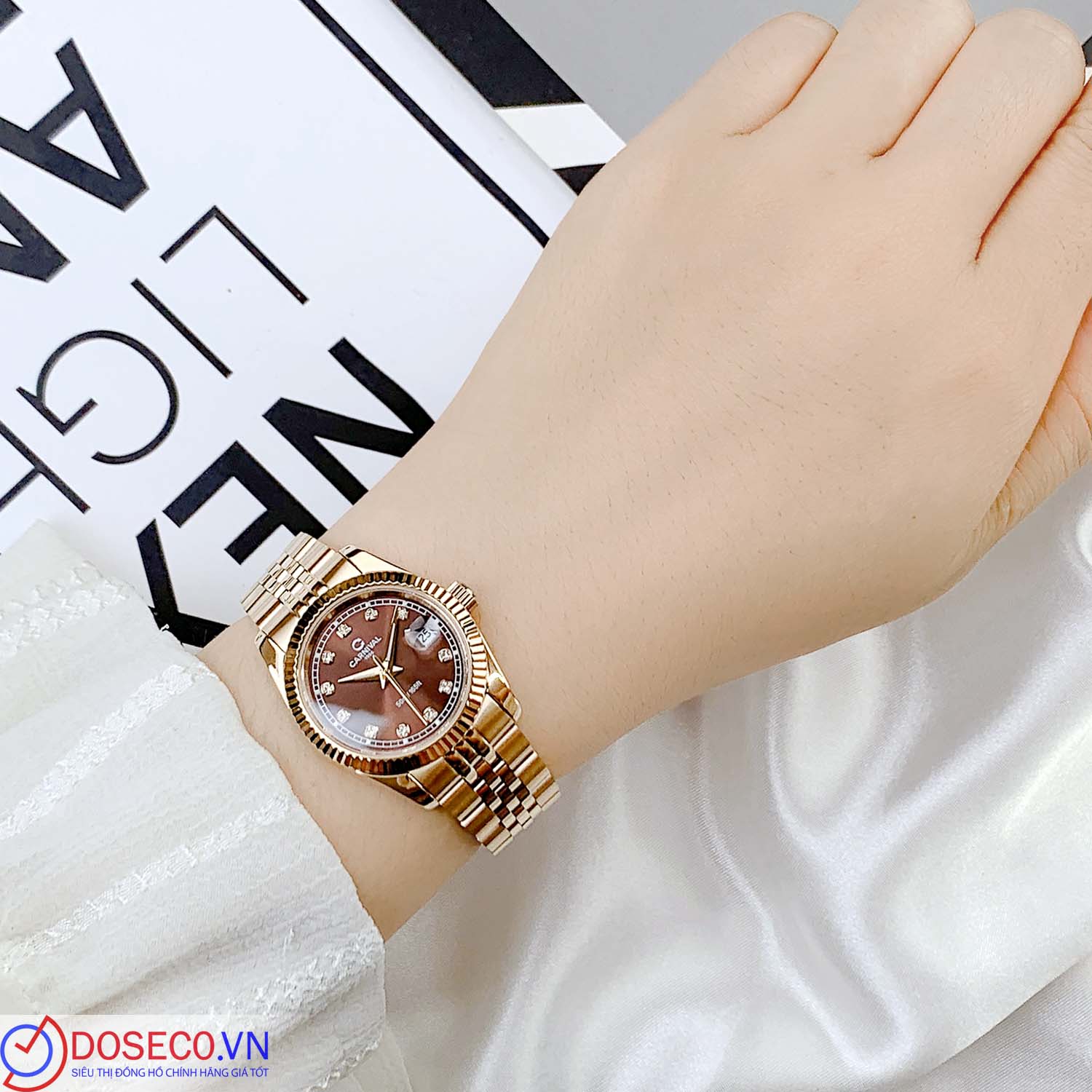Carnival 8131L Rosegold Nâu ( 8131L-VH-N)
