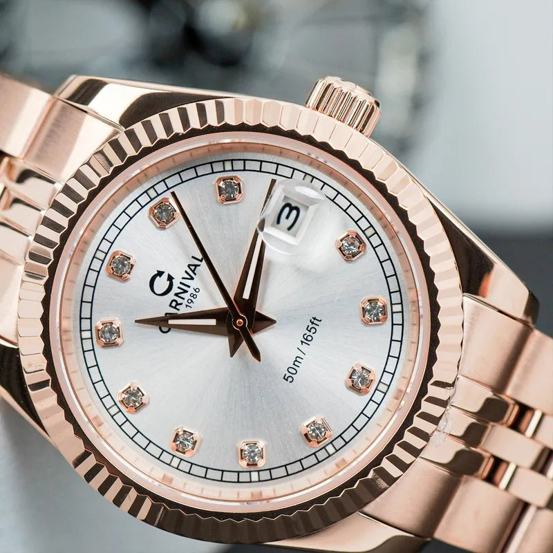 Carnival 8131L Rosegold Trắng ( 8131L-VH-T)