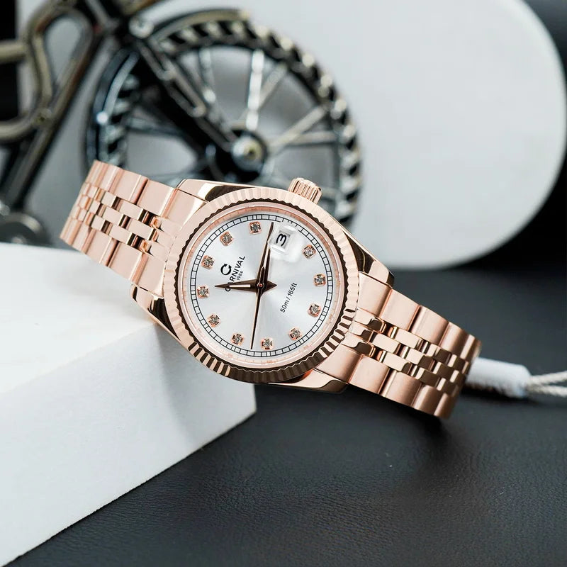 Carnival 8131L Rosegold Trắng ( 8131L-VH-T)