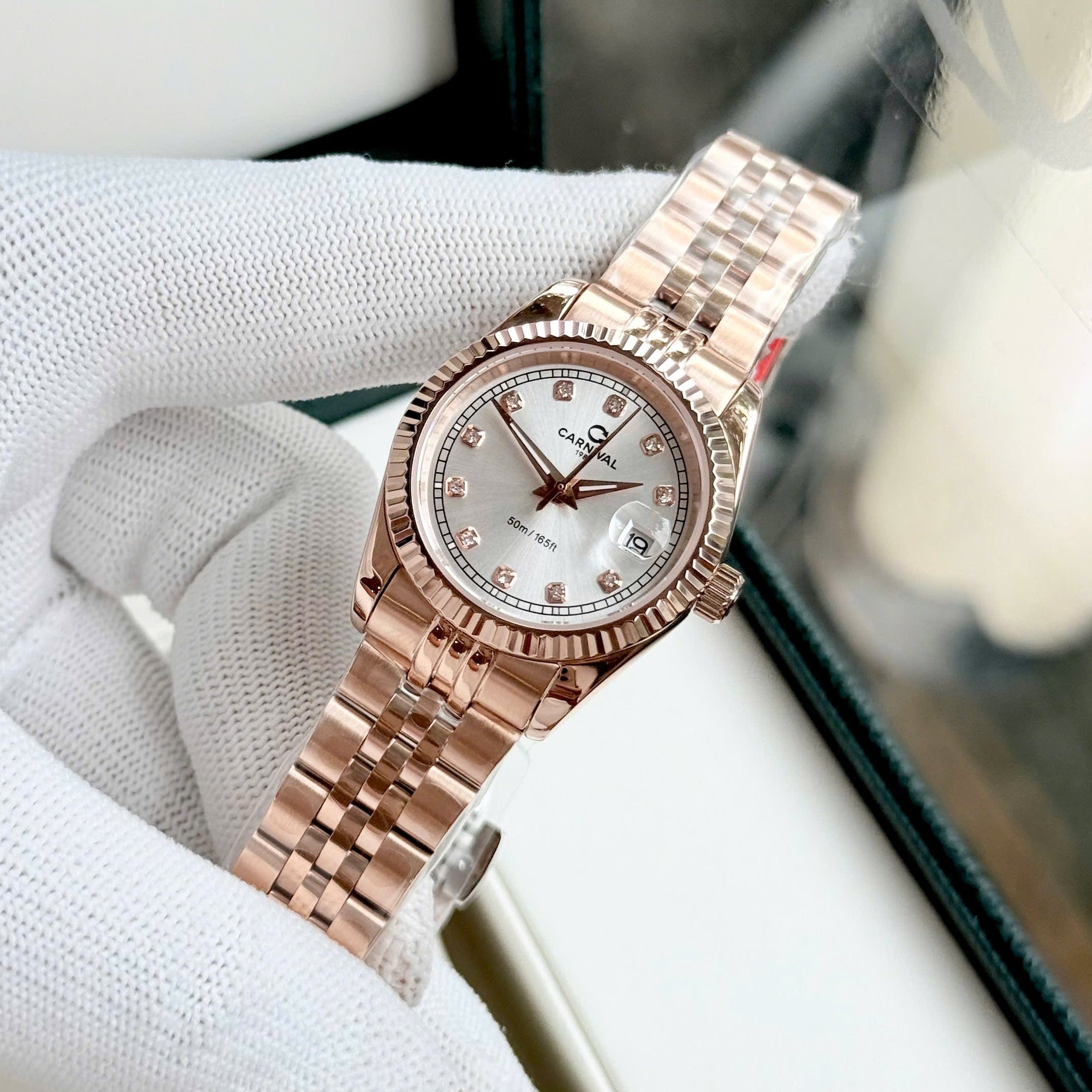 Carnival 8131L Rosegold Trắng ( 8131L-VH-T)