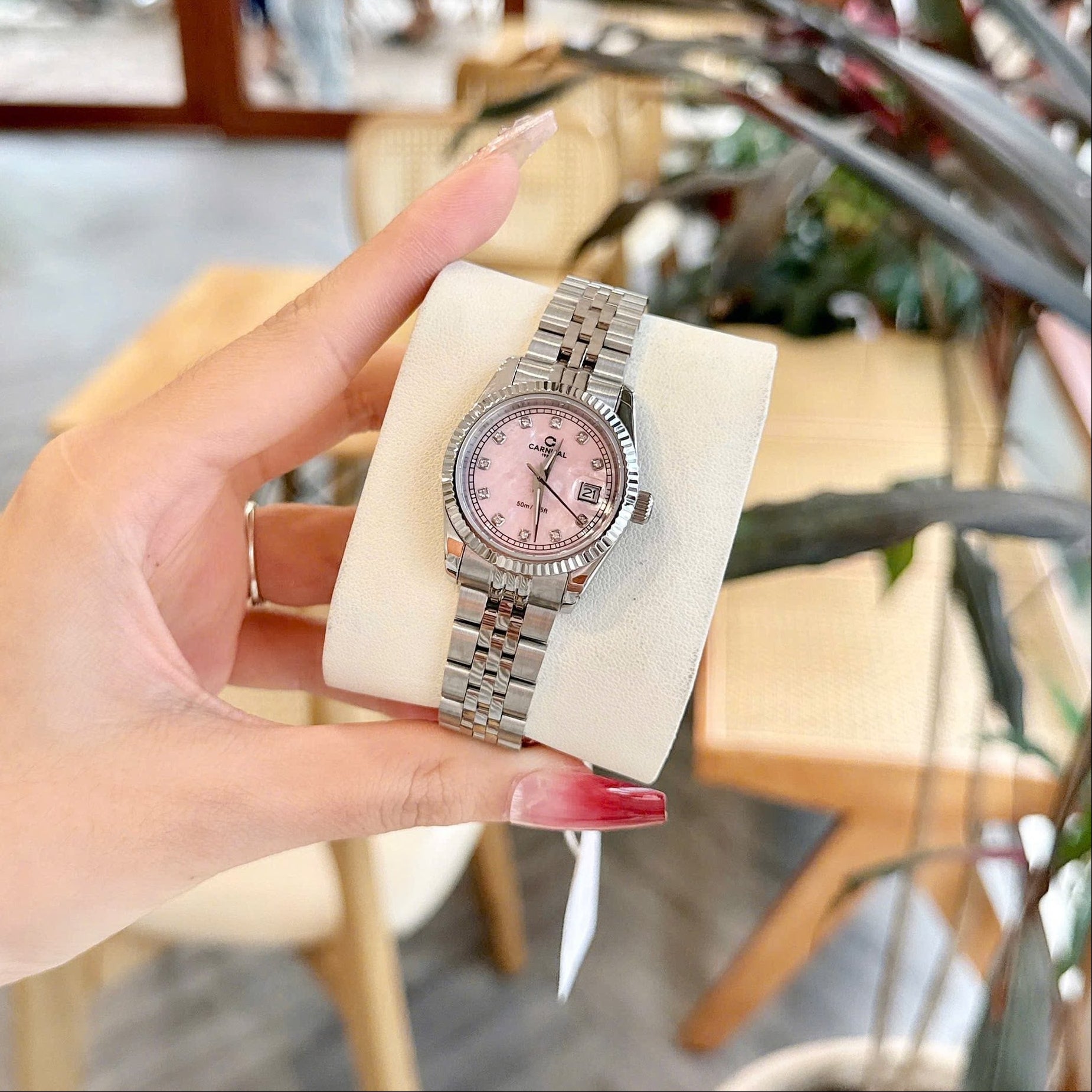 Carnival 8131L Bạc Xà Cừ Hồng ( 8131L-VT-HK)