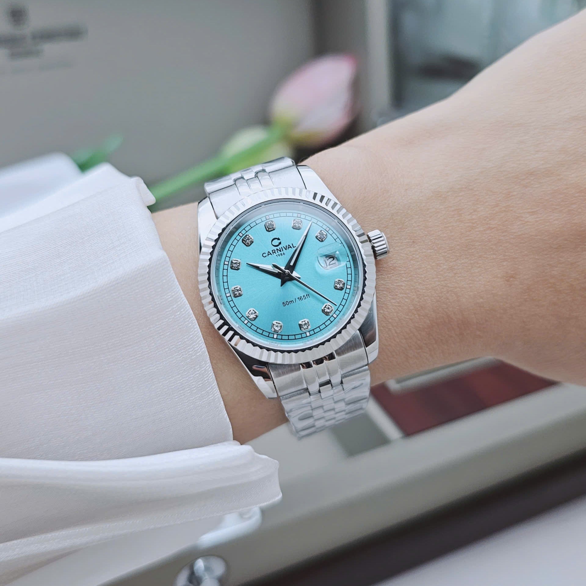 Carnival 8131L Bạc Tiffany ( 8131L-VT-XT)