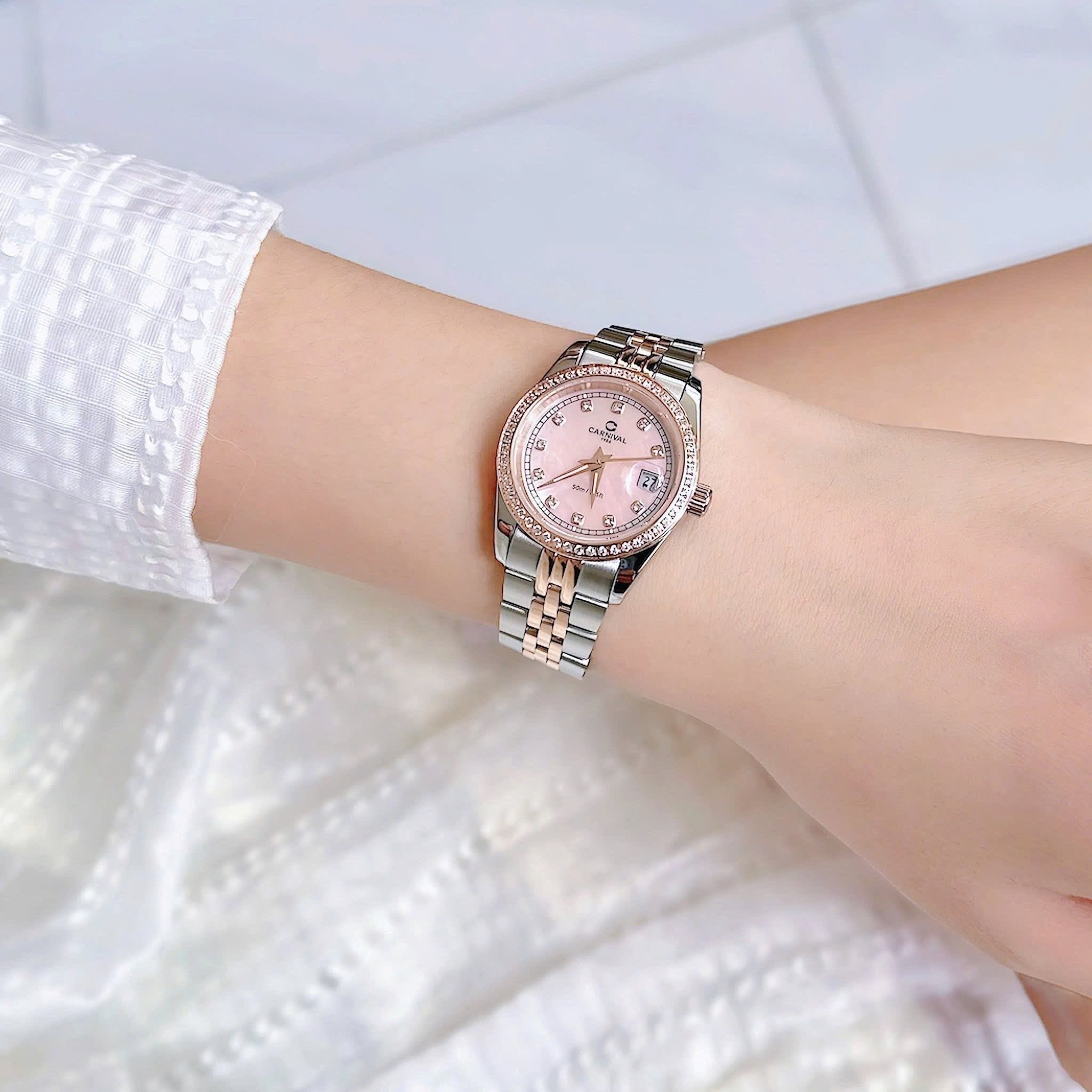 Carnival 8131L2 Demi Xà Cừ Hồng ( 8131L2-CH-HK)