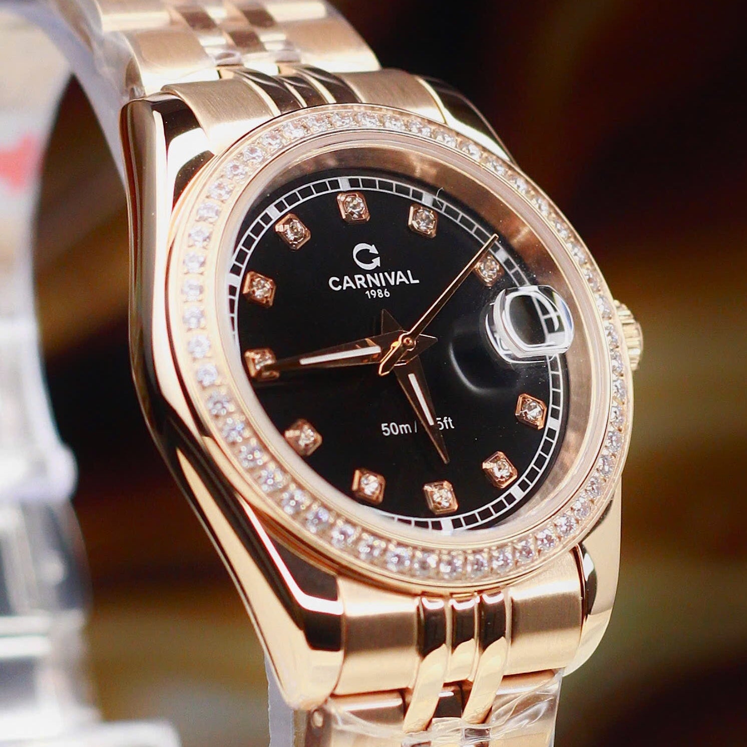 Carnival 8131L2 Rosegold Đen ( 8131L2-VH-D)