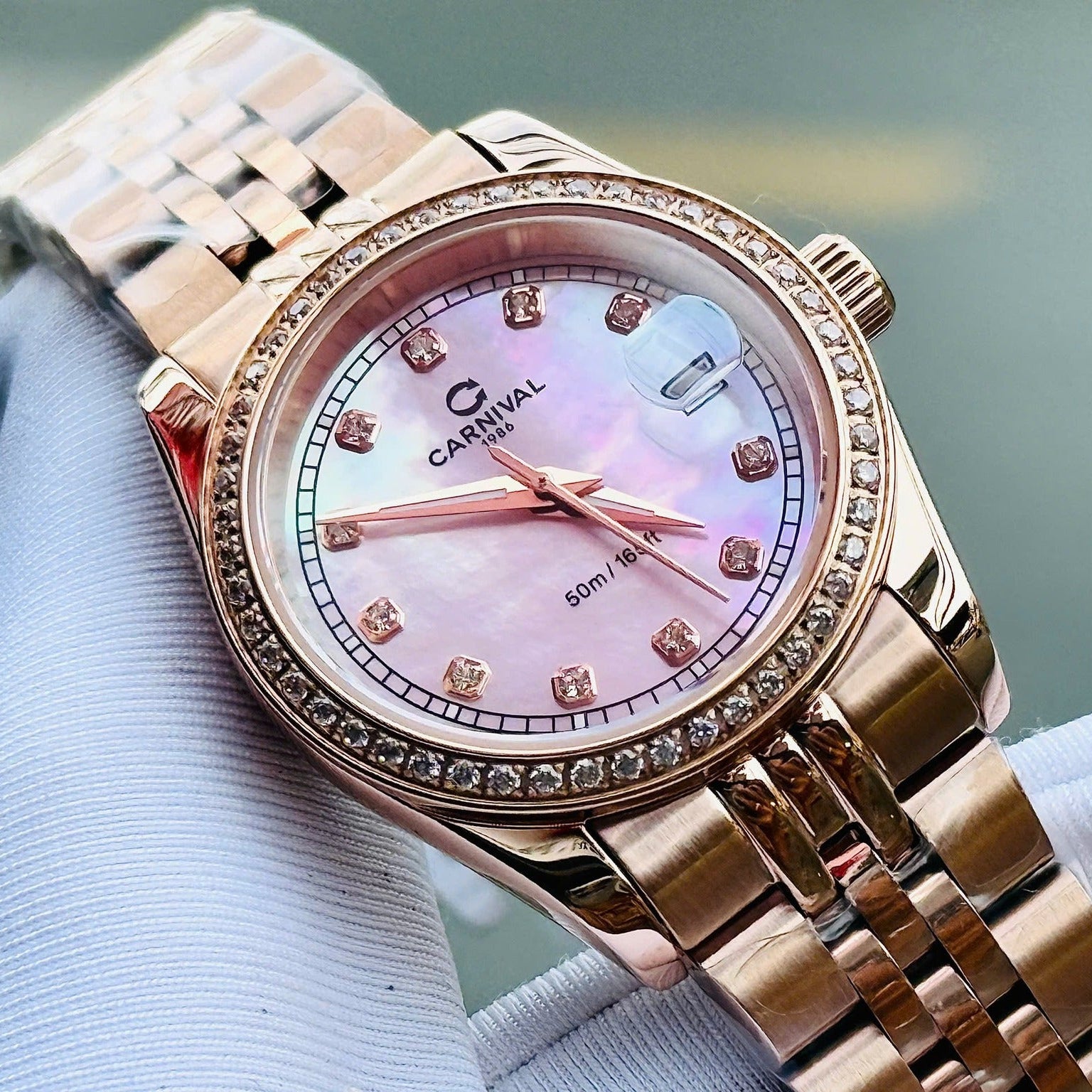 Carnival 8131L2 Rosegold Xà Cừ Hồng ( 8131L2-VH-HK)