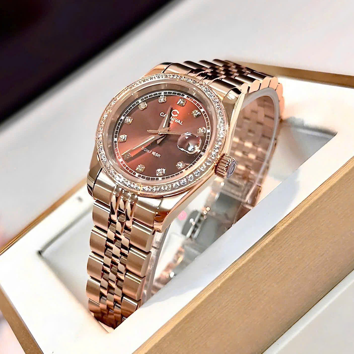 Carnival 8131L2 Rosegold Nâu Choco ( 8131L2-VH-N)