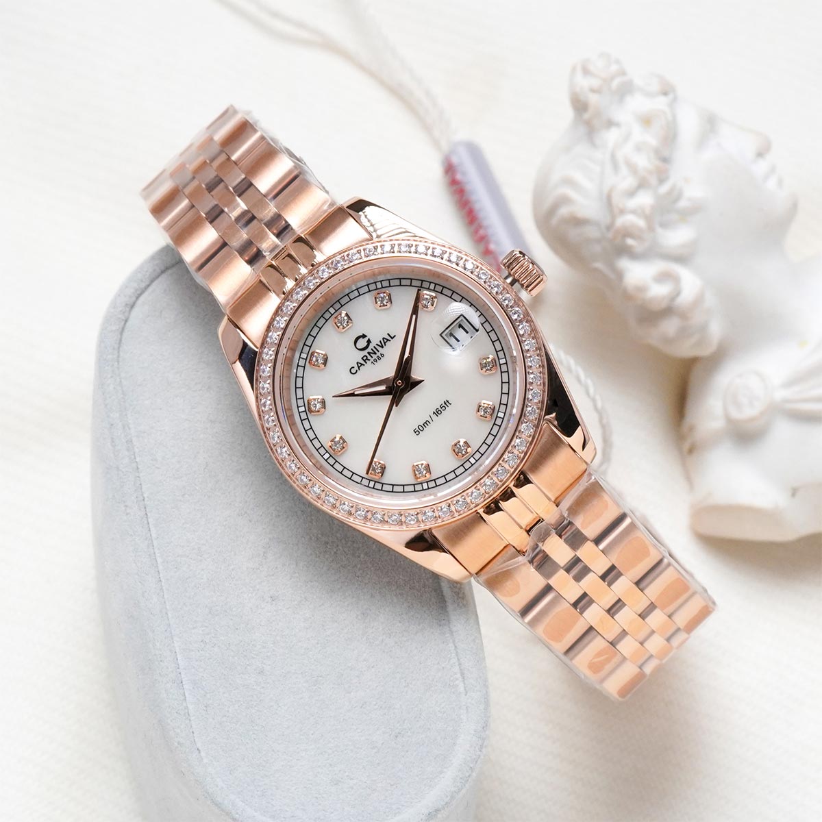 Carnival 8131L2 Rosegold Xà Cừ Trắng ( 8131L2-VH-TK)