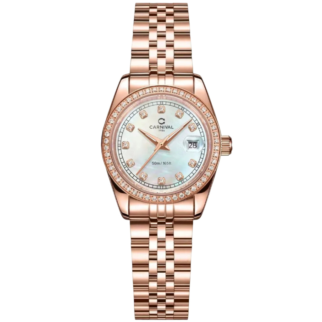 Carnival 8131L2 Rosegold Xà Cừ Trắng ( 8131L2-VH-TK)