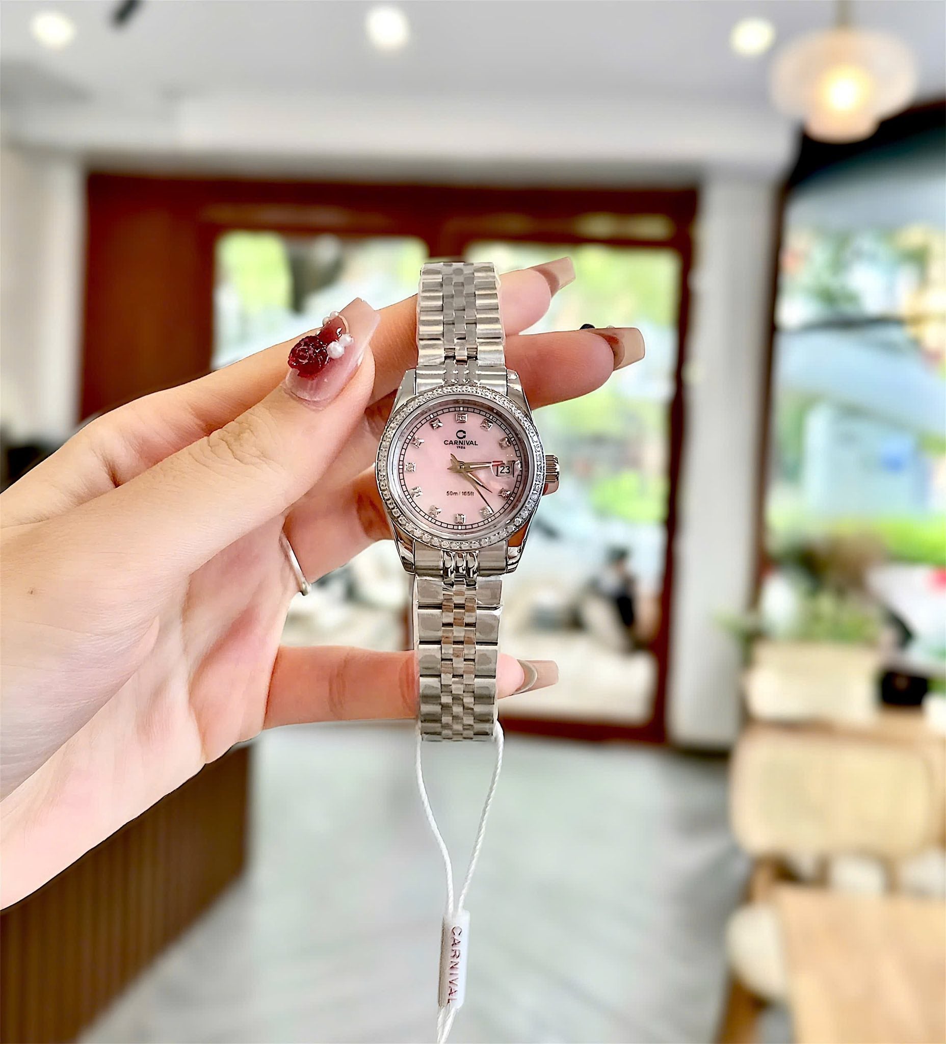 Carnival 8131L2 Bạc Xà Cừ Hồng ( 8131L2-VT-HK)