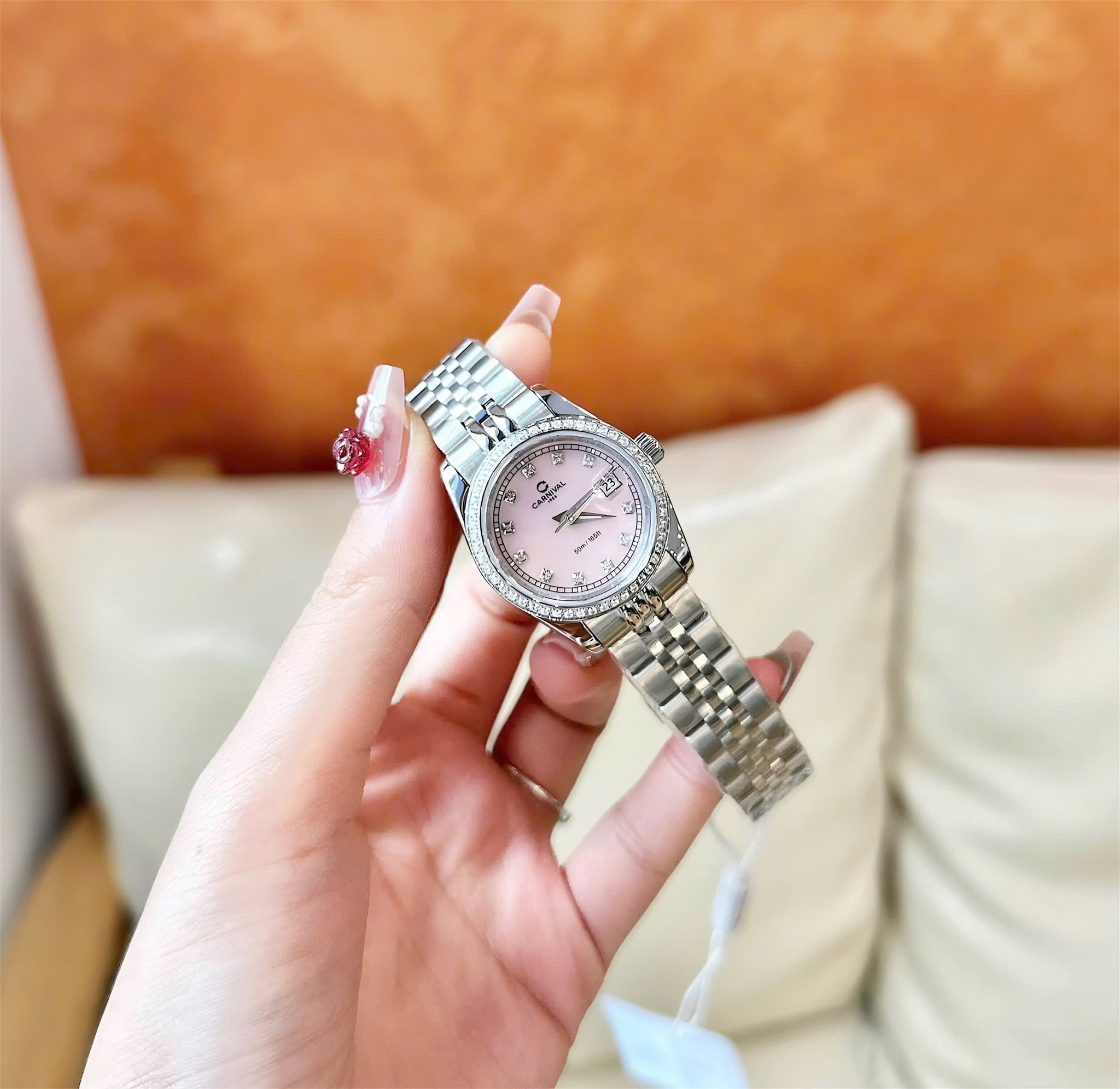 Carnival 8131L2 Bạc Xà Cừ Hồng ( 8131L2-VT-HK)
