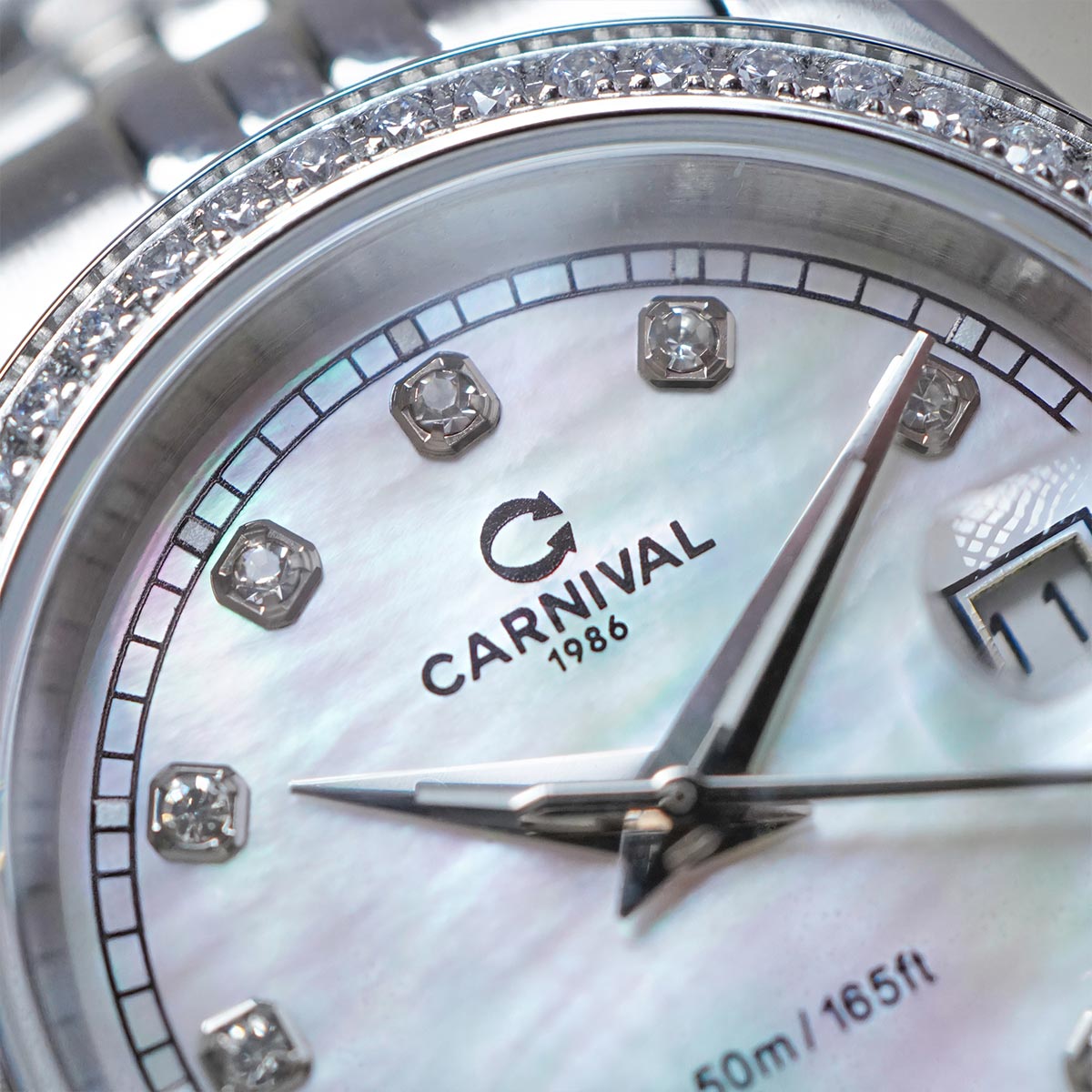 Carnival 8131L2 Bạc Xà Cừ Trắng ( 8131L2-VT-TK)
