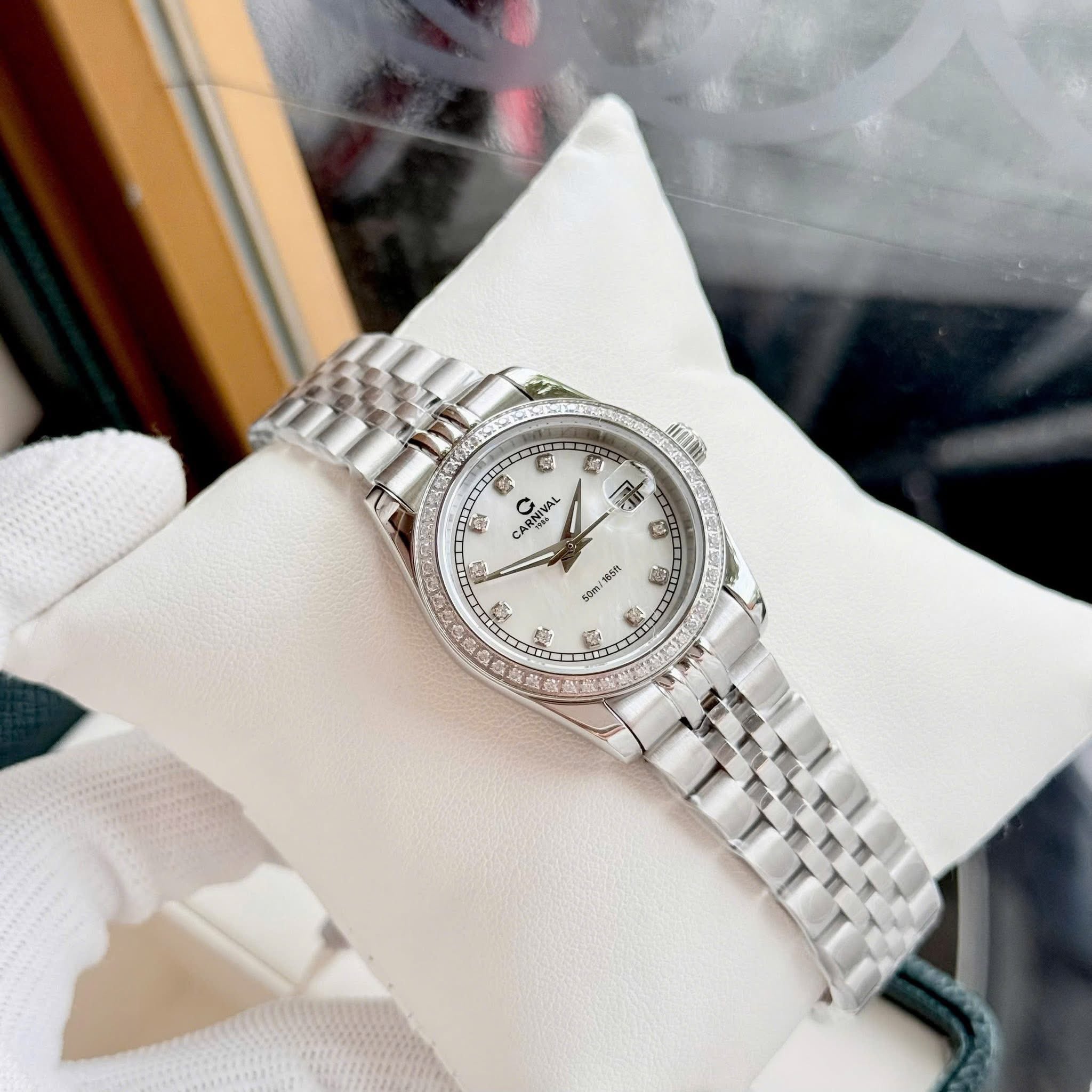 Carnival 8131L2 Bạc Xà Cừ Trắng ( 8131L2-VT-TK)