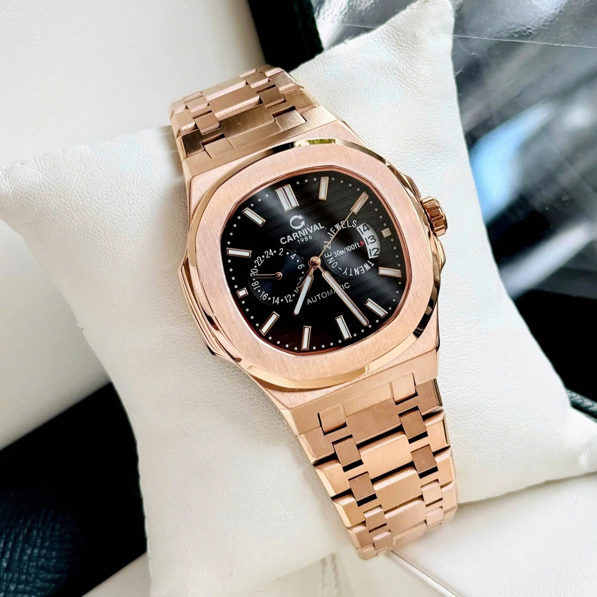 Carnival 8158G Rosegold Đen ( 8158G-VH-D)