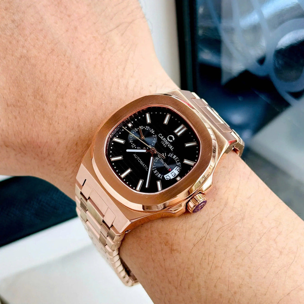 Carnival 8158G Rosegold Đen ( 8158G-VH-D)