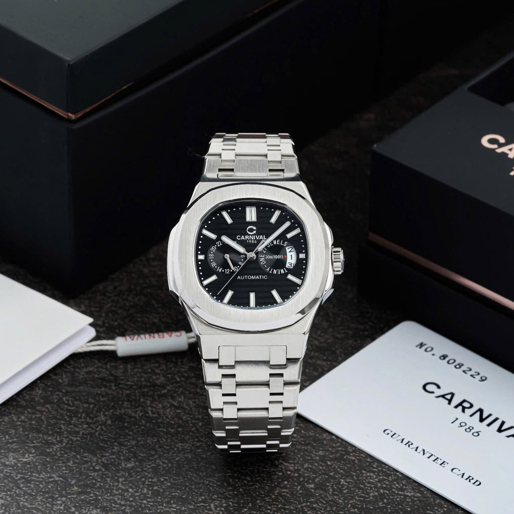 Carnival 8158G Bạc Đen ( 8158G-VT-D)