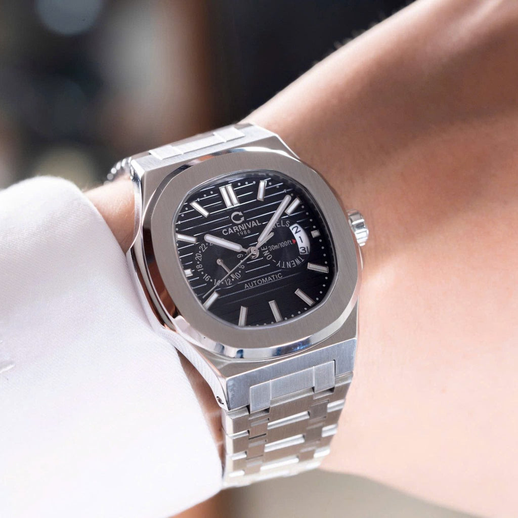 Carnival 8158G Bạc Đen ( 8158G-VT-D)