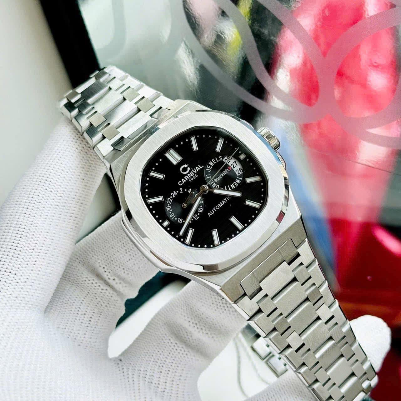 Carnival 8158G Bạc Đen ( 8158G-VT-D)