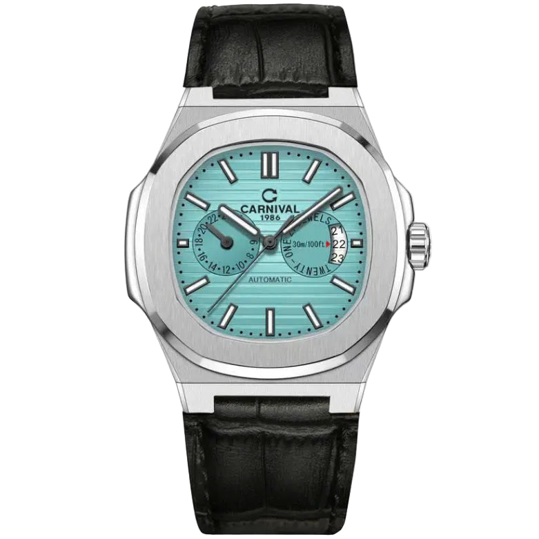 Carnival 8158G Bạc Tiffany Dây Da ( 8158G-VT-DD-XT)