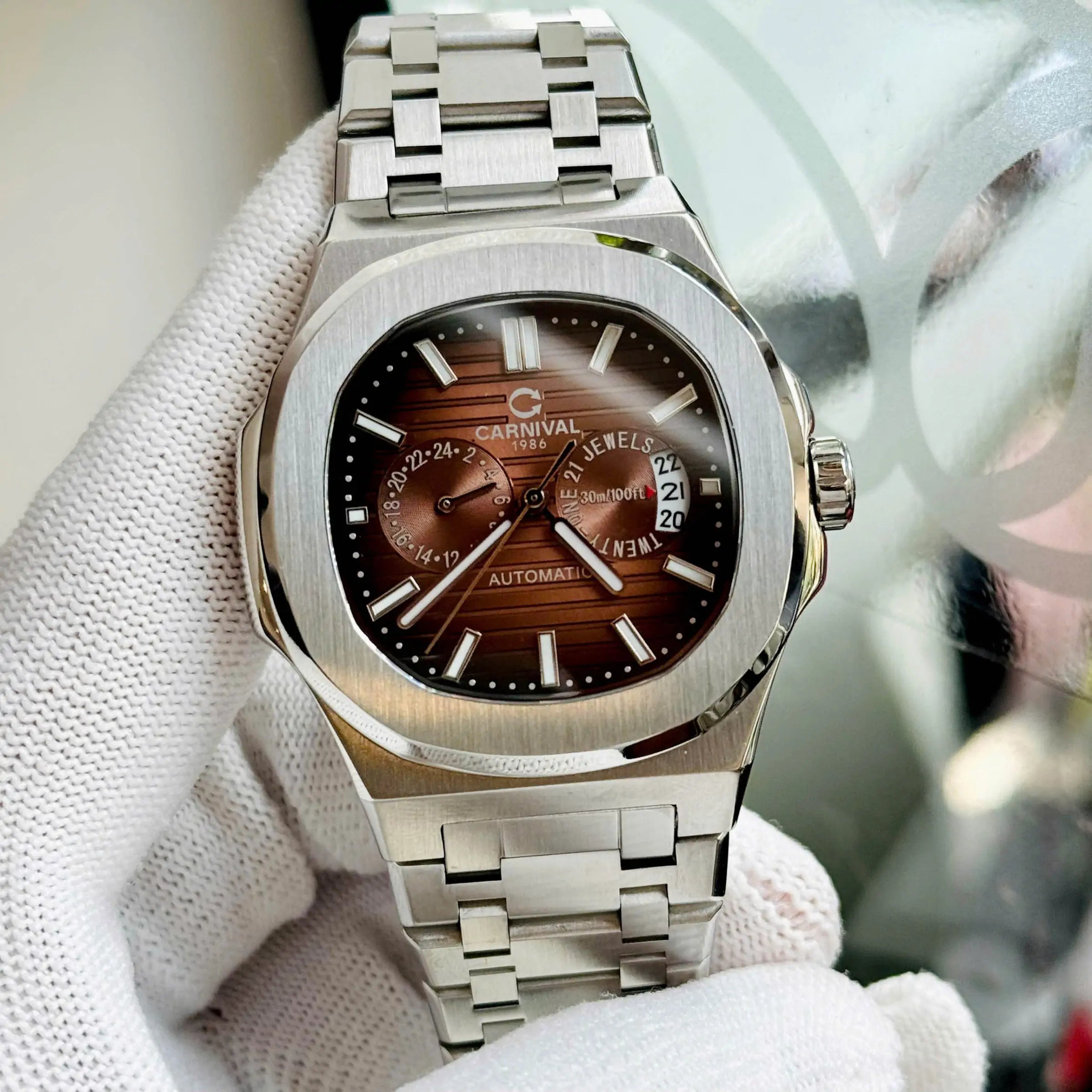 Carnival 8158G Bạc Nâu ( 8158G-VT-N)