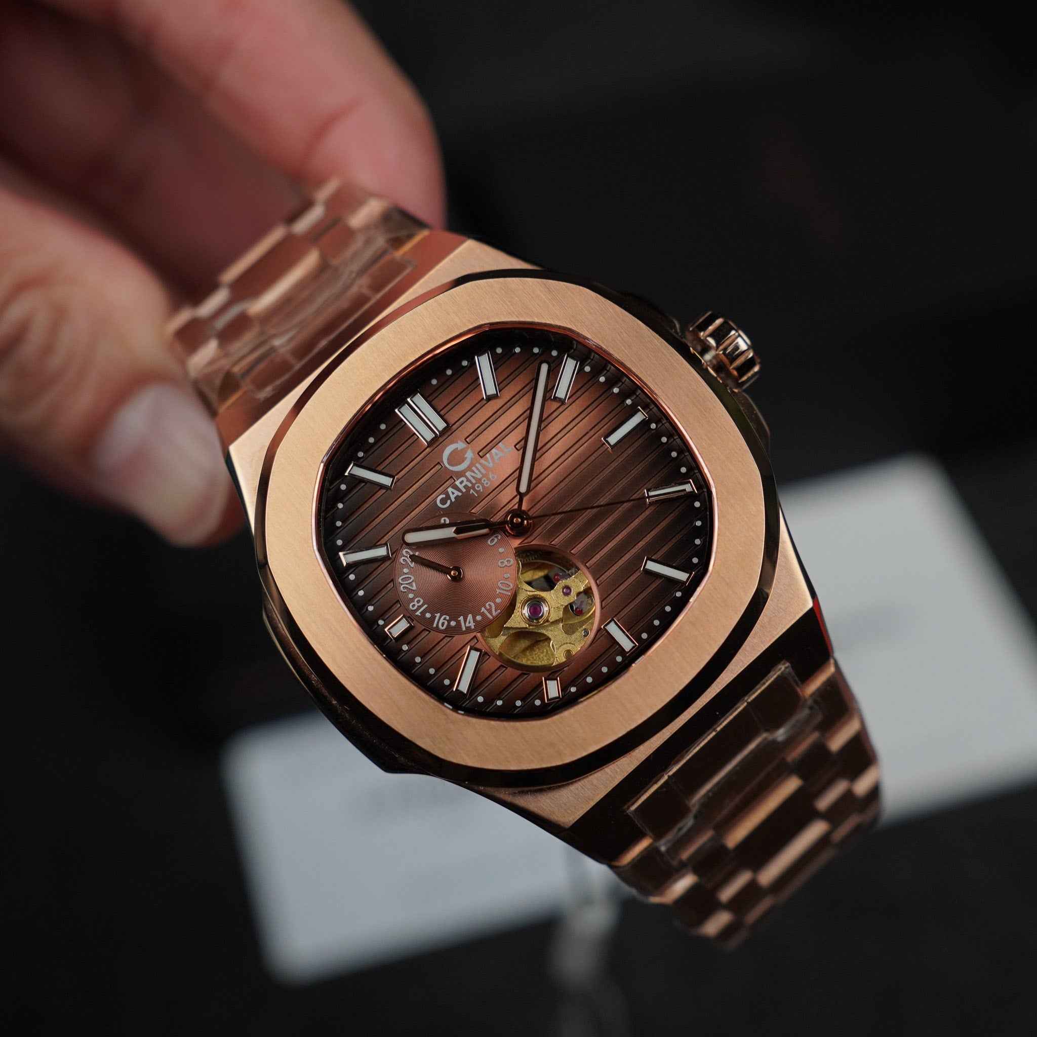 Carnival 8159G Rosegold Nâu Choco ( 8159G-VH-N)