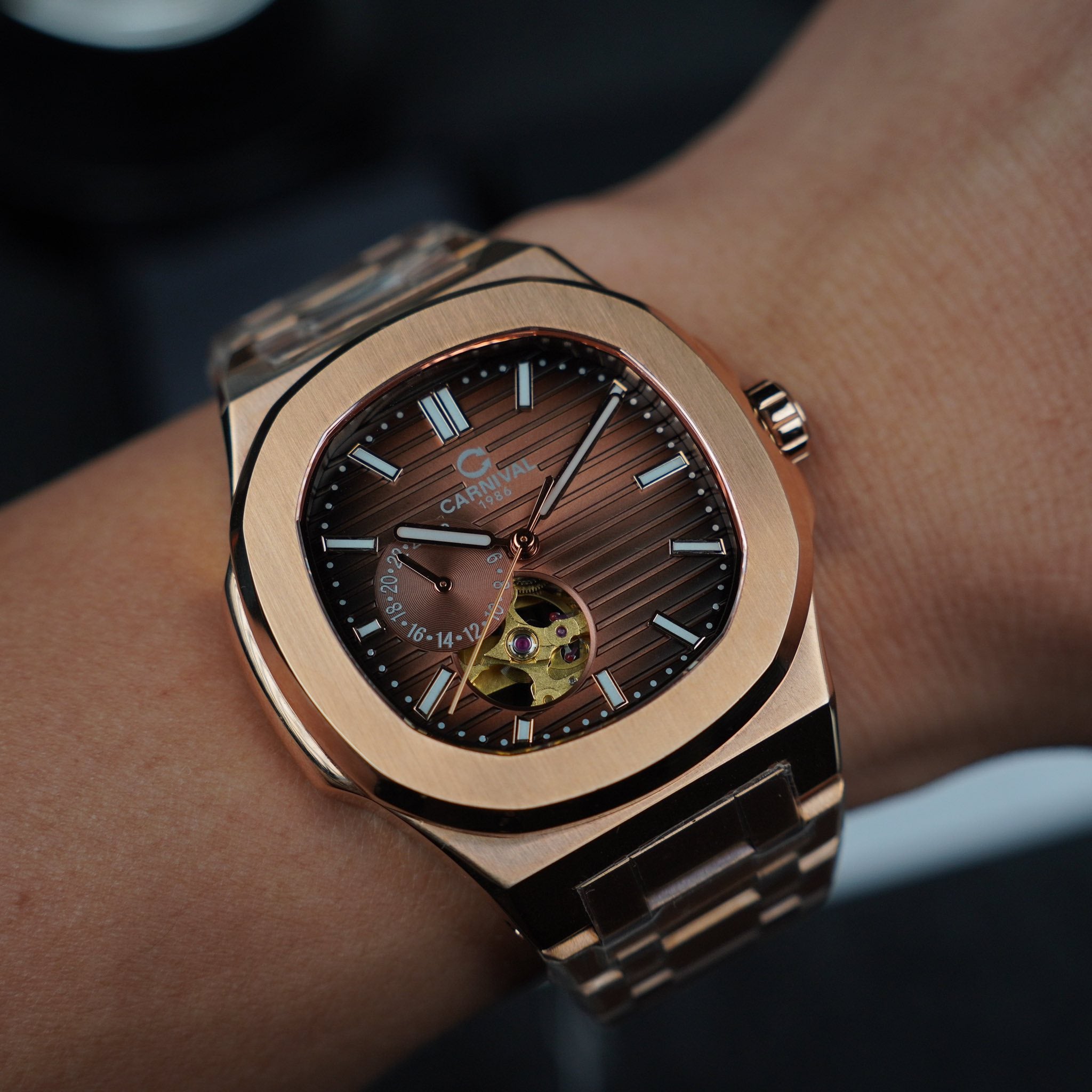 Carnival 8159G Rosegold Nâu Choco ( 8159G-VH-N)