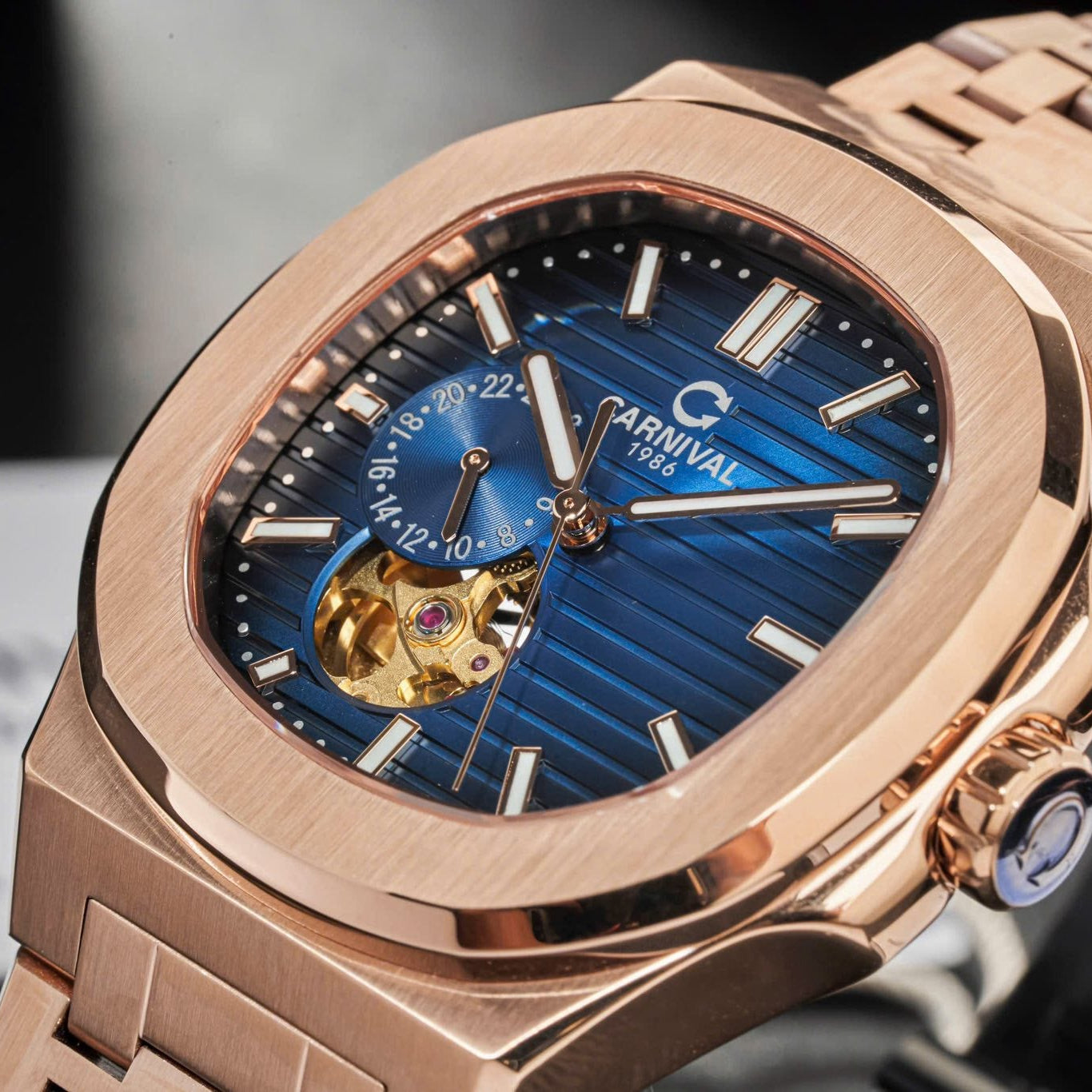 Carnival 8159G Rosegold Xanh ( 8159G-VH-X)