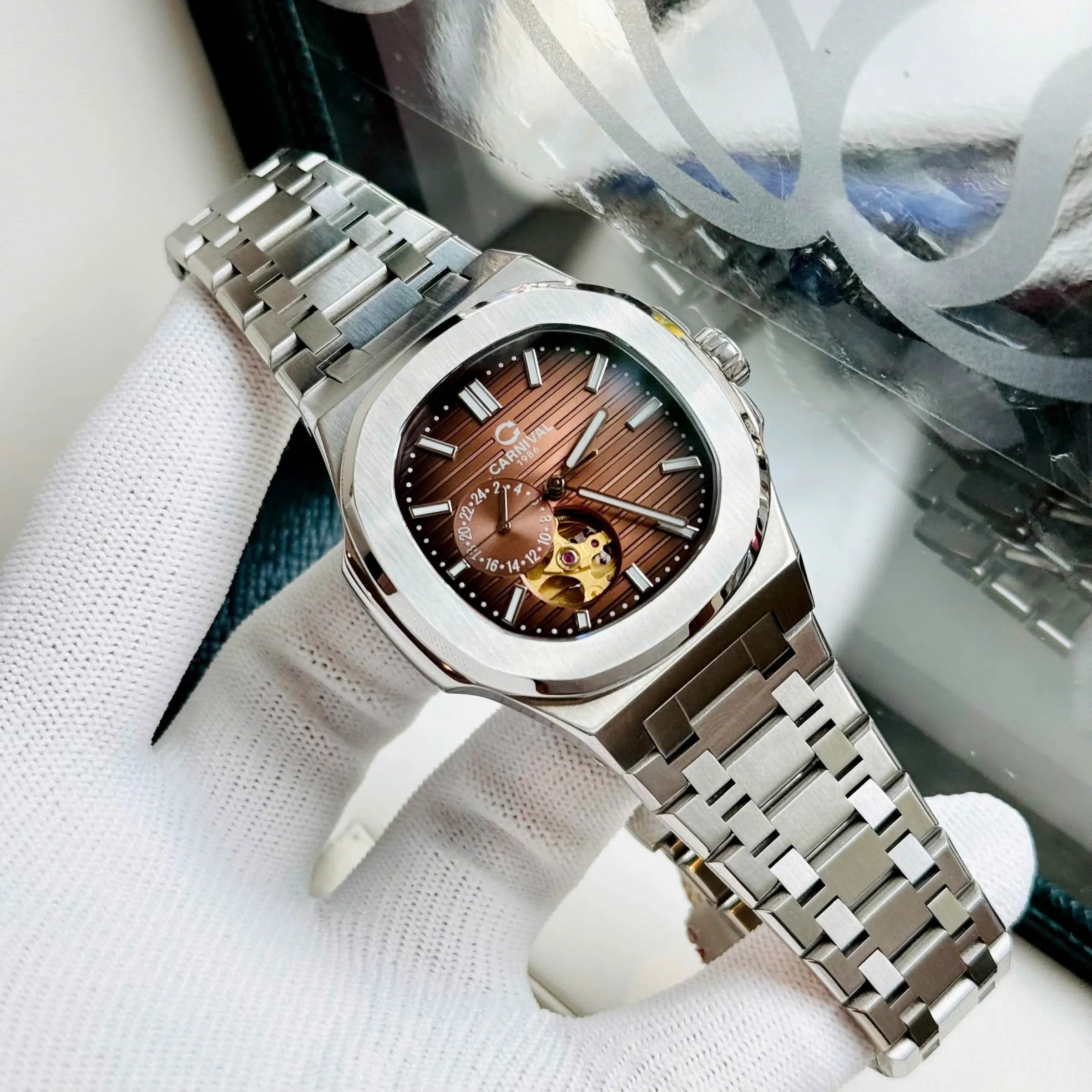 Carnival 8159G Bạc Nâu ( 8159G-VT-N)