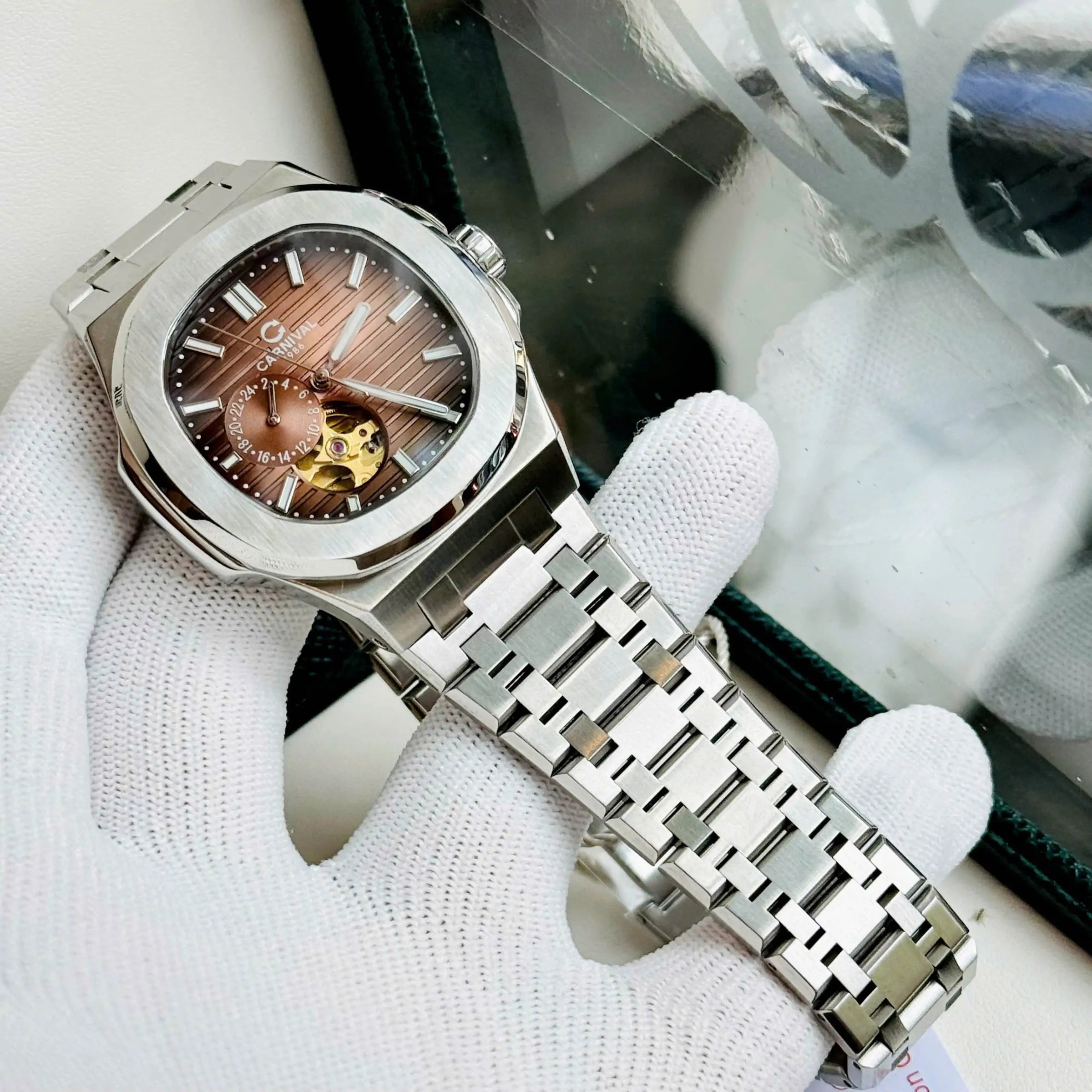 Carnival 8159G Bạc Nâu ( 8159G-VT-N)