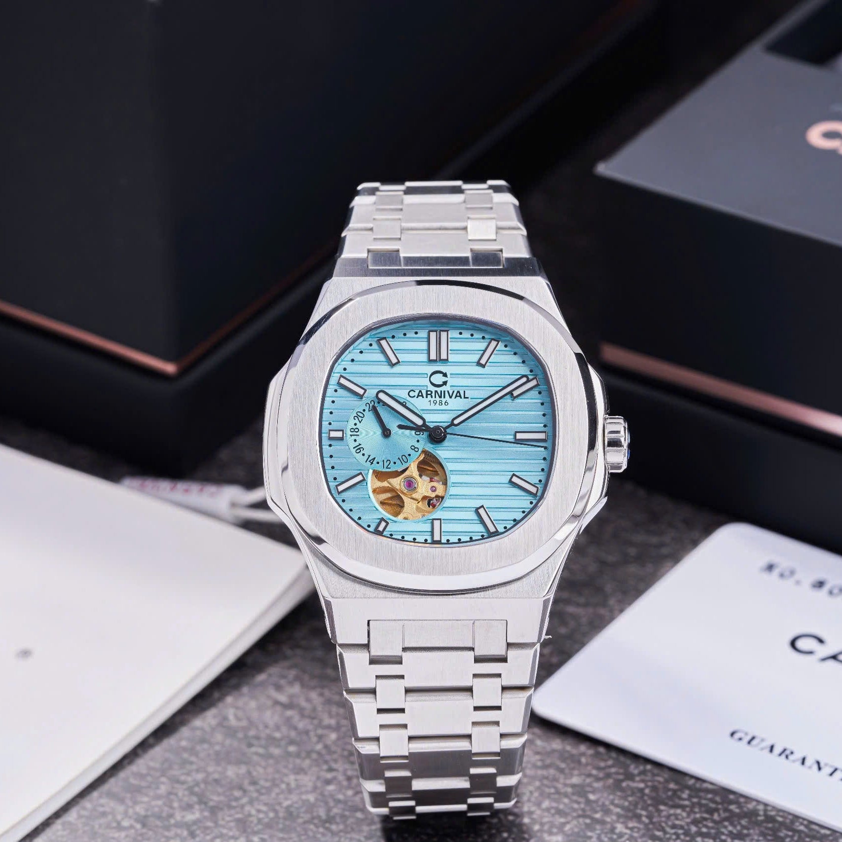 Carnival 8159G Bạc Xanh Tiffany ( 8159G-VT-XT)