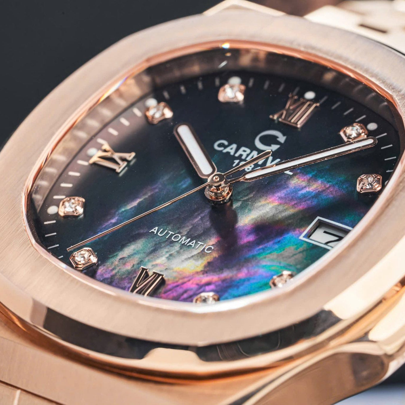 Carnival 8160G Rosegold Xà Cừ Tím ( 8160G-VH-DK)