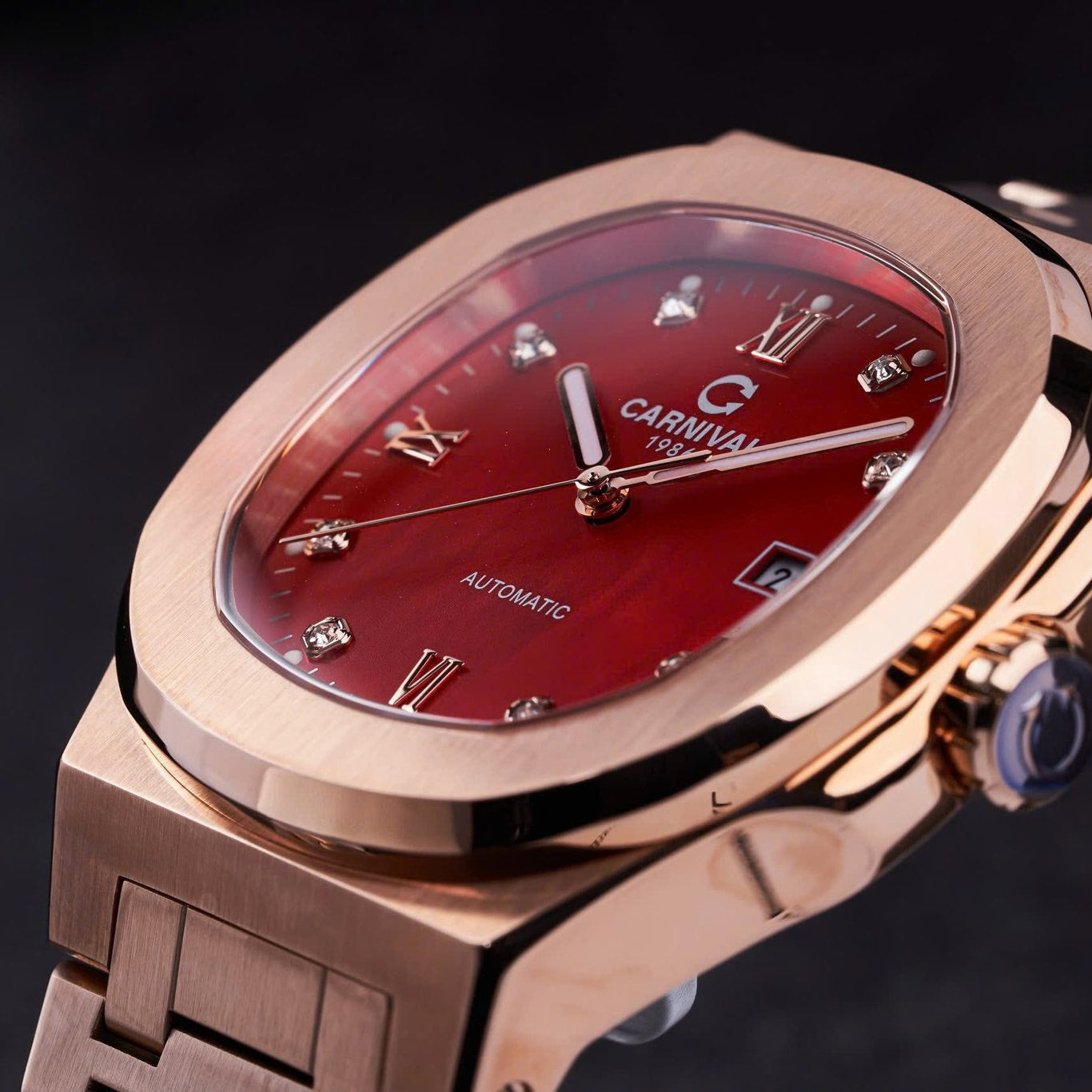 Carnival 8160G Rosegold Xà Cừ Đỏ ( 8160G-VH-DOK)