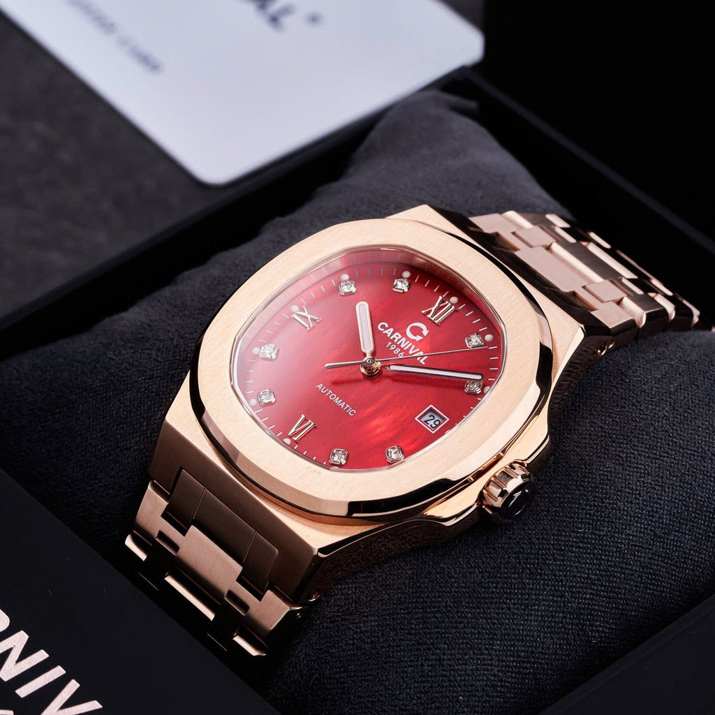 Carnival 8160G Rosegold Xà Cừ Đỏ ( 8160G-VH-DOK)