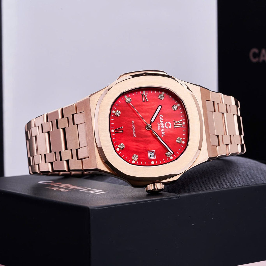 Carnival 8160G Rosegold Xà Cừ Đỏ ( 8160G-VH-DOK)