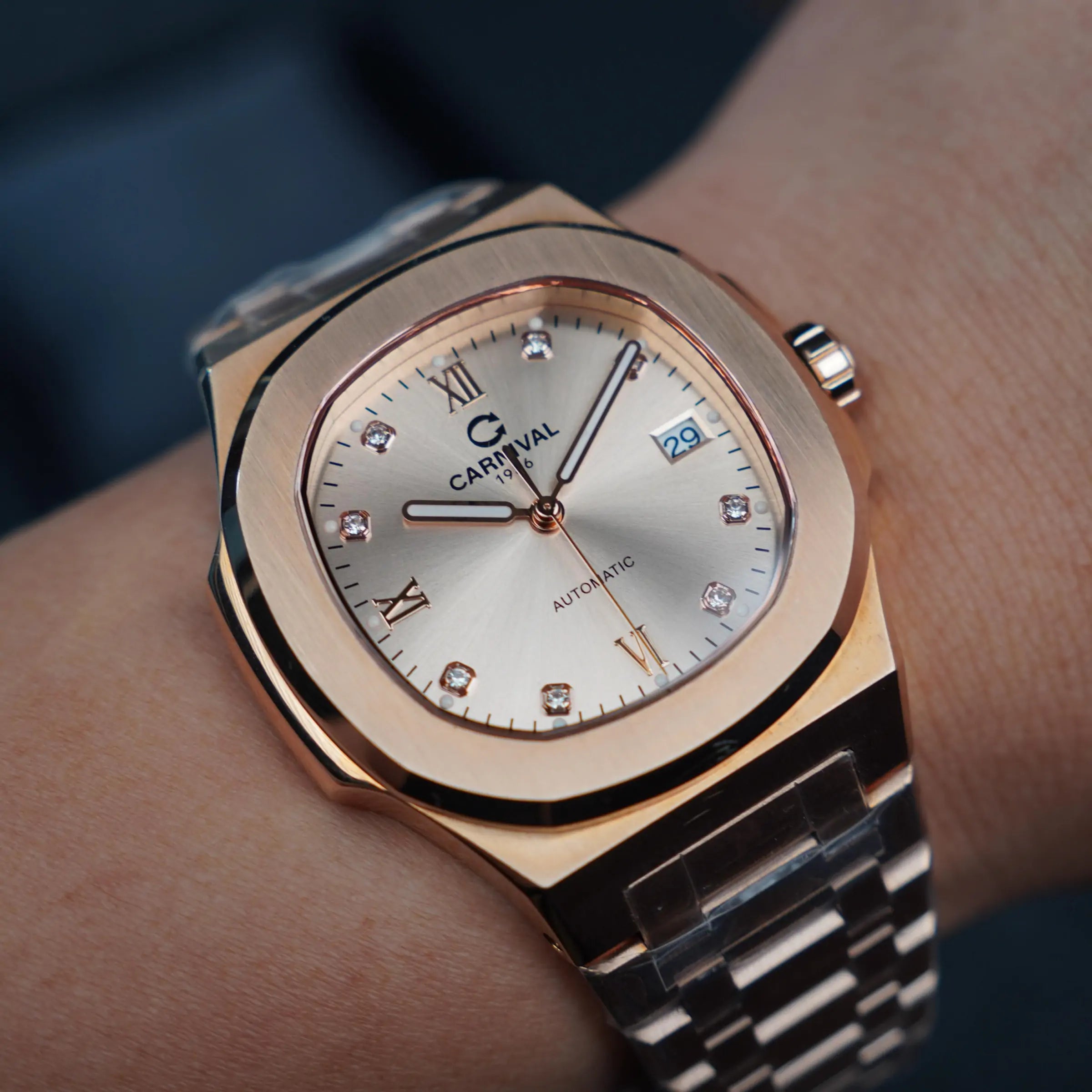Carnival 8160G Rosegold Sundust ( 8160G-VH-NN)
