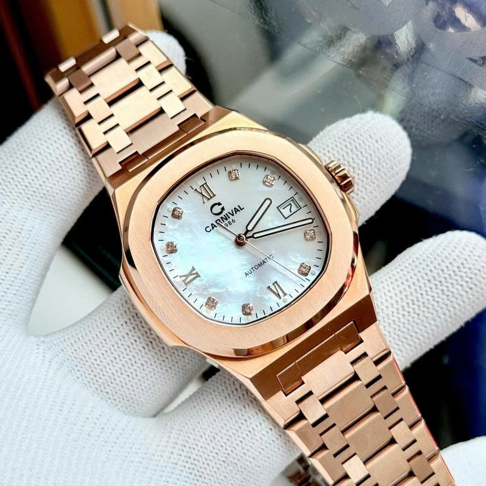 Carnival 8160G Rosegold Xà Cừ Trắng ( 8160G-VH-TK)