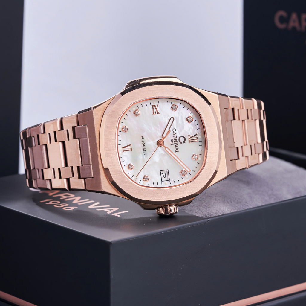 Carnival 8160G Rosegold Xà Cừ Trắng ( 8160G-VH-TK)