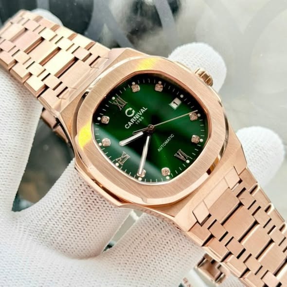 Carnival 8160G Rosegold Xanh Lá ( 8160G-VH-XL)