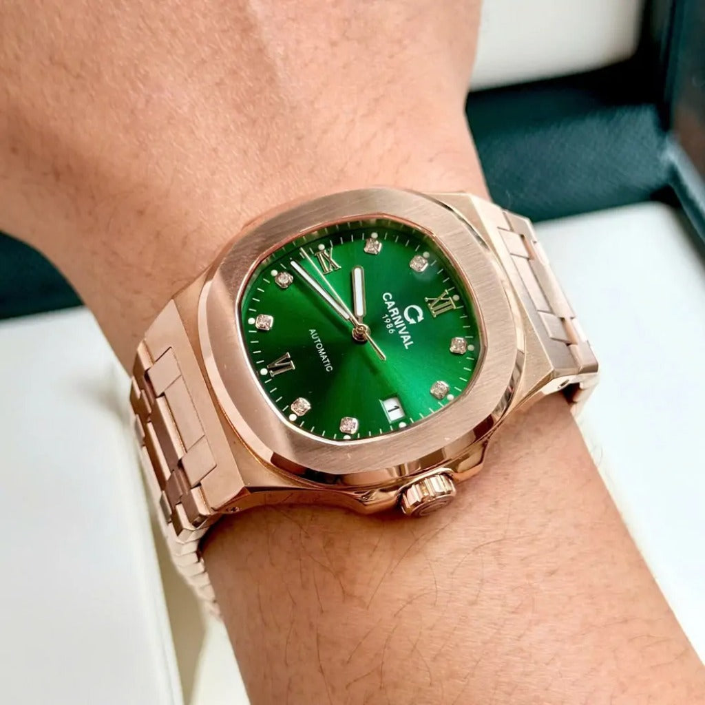 Carnival 8160G Rosegold Xanh Lá ( 8160G-VH-XL)