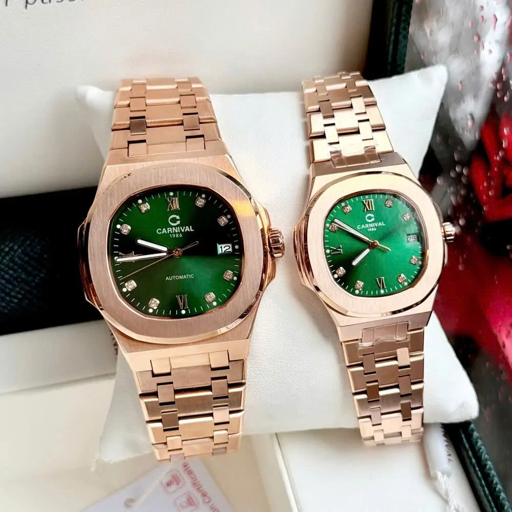 Carnival 8160G Rosegold Xanh Lá ( 8160G-VH-XL)